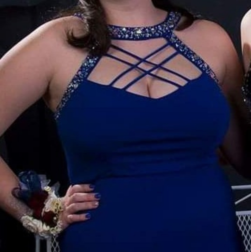 Floor length formal dress